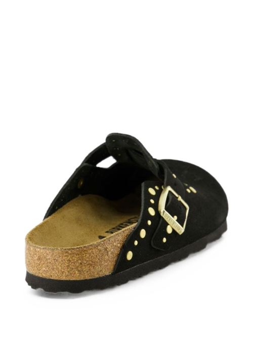 Sabot Birkenstock Boston Rivets nero in pelle scamosciata con borchie metalliche BIRKENSTOCK | BOSTON1030491