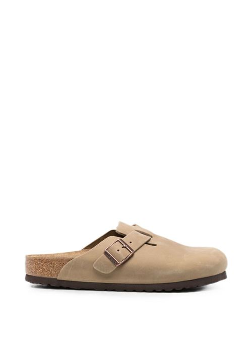 Sabot Birkenstock Boston marrone in pelle naturale oliata con fibbia regolabile BIRKENSTOCK | BOSTON960813