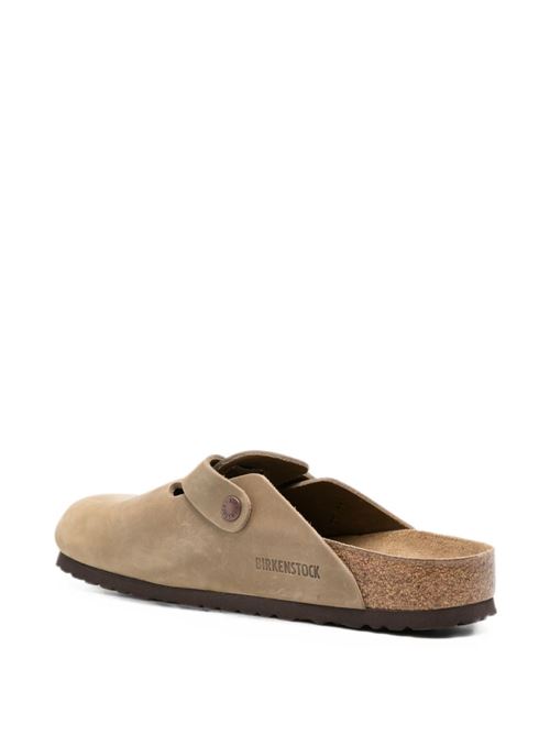 Sabot Birkenstock Boston marrone in pelle naturale oliata con fibbia regolabile BIRKENSTOCK | BOSTON960813