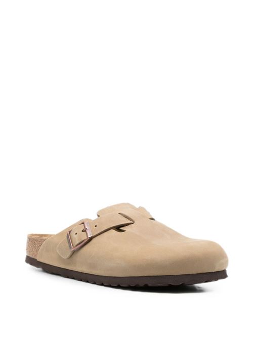 Sabot Birkenstock Boston marrone in pelle naturale oliata con fibbia regolabile BIRKENSTOCK | BOSTON960813