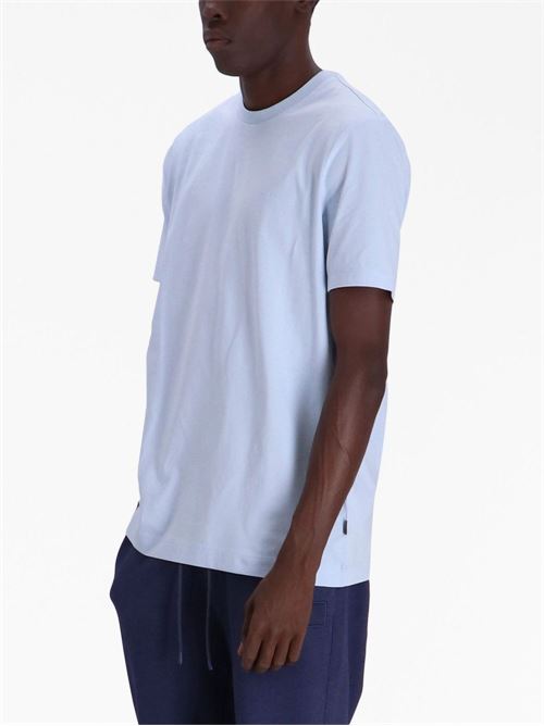 T-shirt uomo manica corta blu chiaro BOSS | 50468347450