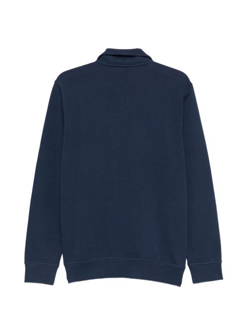 Felpa uomo mezza zip blu BOSS | 50468926464