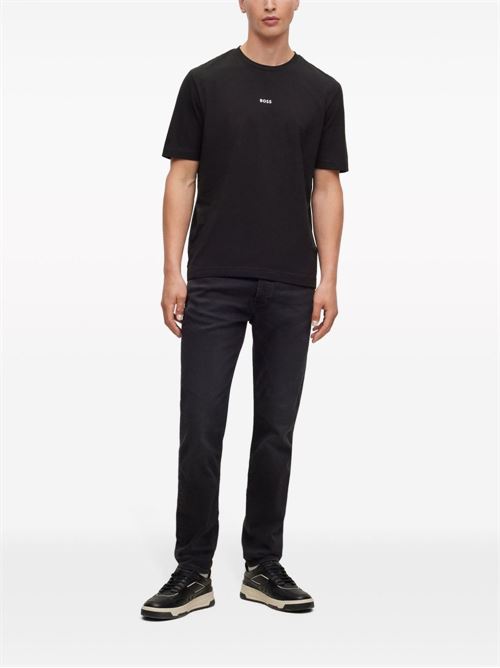 T-shirt uomo manica corta con stampa logo BOSS | 50473278001