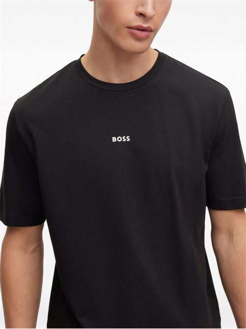 T-shirt uomo manica corta con stampa logo BOSS | 50473278001