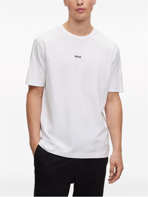 T-shirt uomo manica corta bianca BOSS | 50473278100