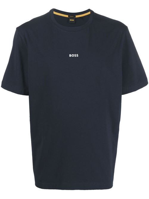 T-shirt uomo manica corta navy BOSS | 50473278404