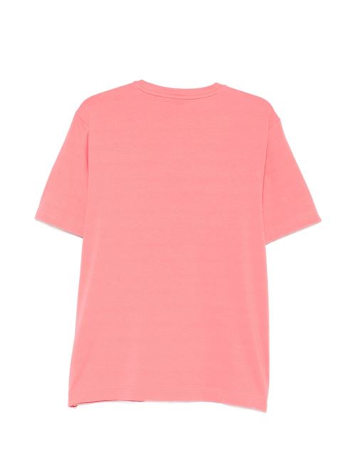 T-shirt uomo BOSS corallo con logo centrale BOSS | 50473278632