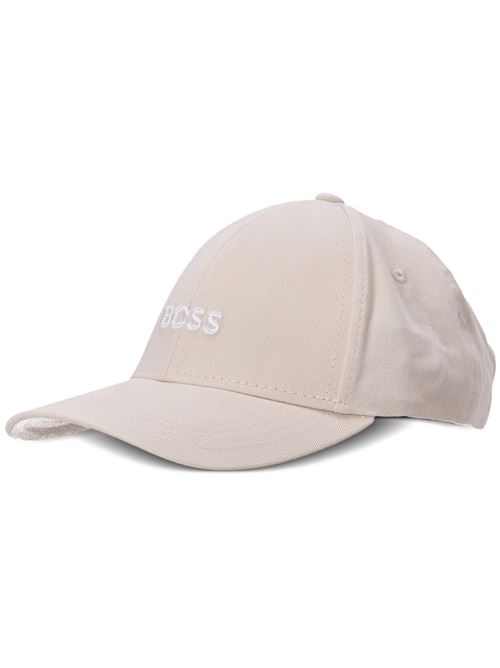 Cappello uomo con tesa bianco BOSS | 50495121131