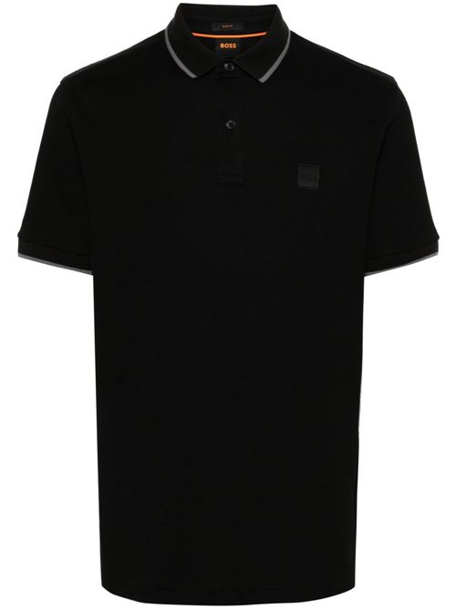 Polo uomo manica corta nera BOSS | 50507699001