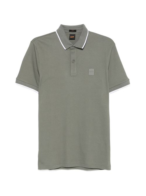 Polo uomo manica corta grigia BOSS | 50507699076