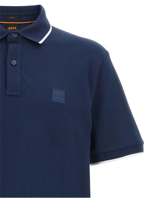 Polo uomo manica corta blu BOSS | 50507699464