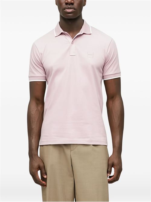 Polo uomo manica corta rosa BOSS | 50507699539