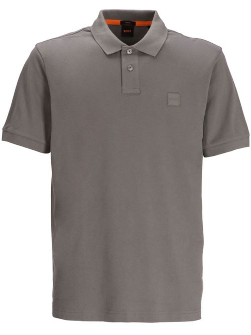 Polo uomo manica corta grigio scura BOSS | 50507803076
