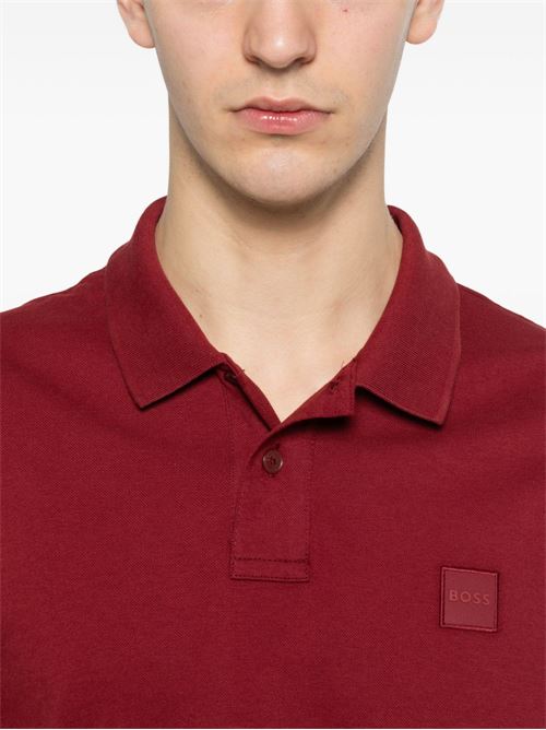 Polo uomo manica corta rossa BOSS | 50507803605