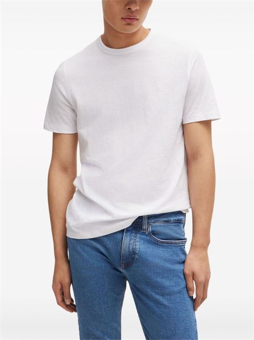 T-shirt uomo manica corta bianca BOSS | 50508243100