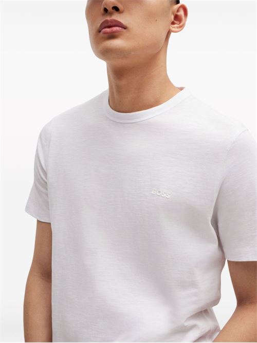 T-shirt uomo manica corta bianca BOSS | 50508243100