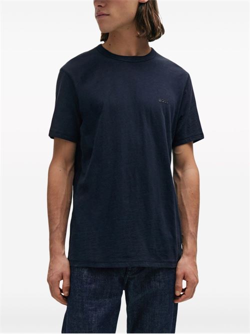 T-shirt uomo manica corta navty BOSS | 50508243404