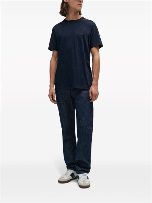 T-shirt uomo manica corta navty BOSS | 50508243404