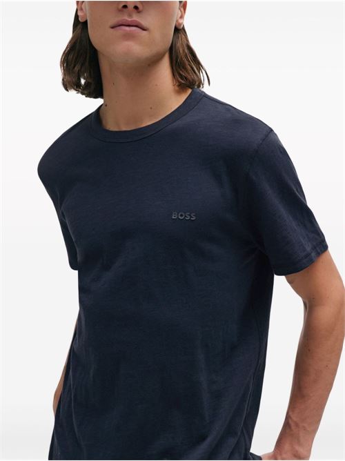 T-shirt uomo manica corta navty BOSS | 50508243404