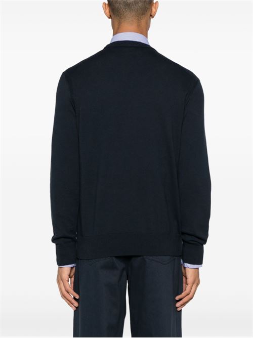 Maglia uomo girocollo blu BOSS | 50508766404