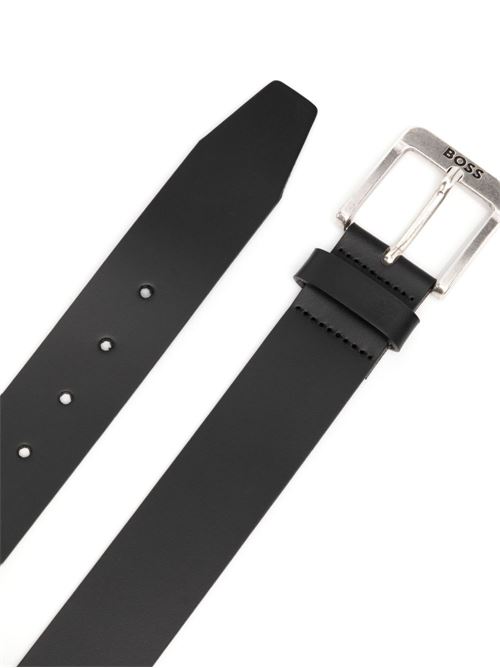 Cintura uomo in pelle nero BOSS | 50512795001