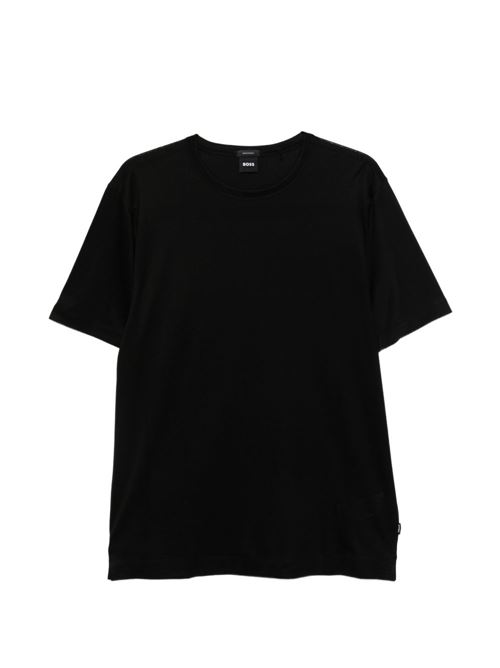 T-shirt uomo BOSS Tech nera BOSS | 50513674001