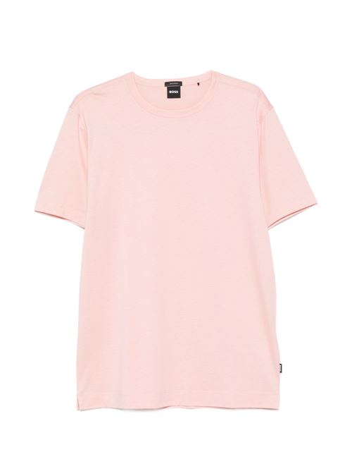 T-shirt uomo manica corta rosa BOSS | 50513674686