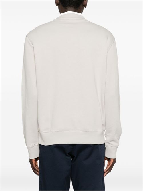 Felpa uomo girocollo grigio chiara BOSS | 50514541070