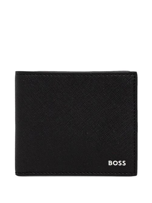 Portafoglio uomo nero BOSS | 50536710001
