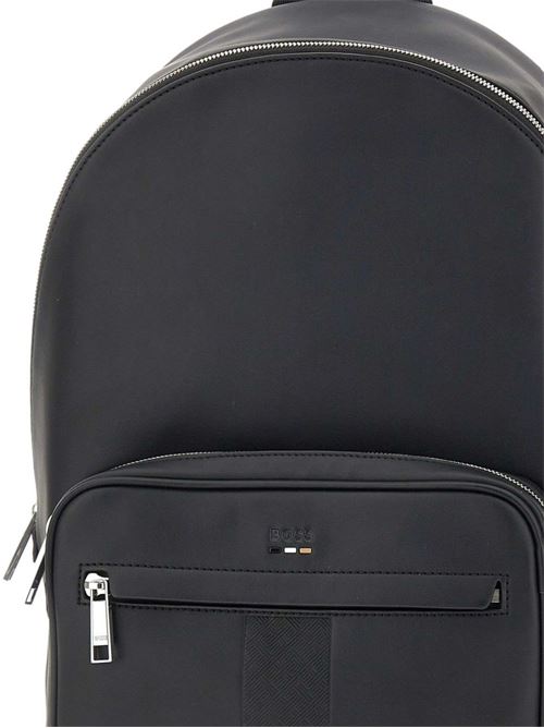 Zaino uomo nero con zip BOSS | 50552610001