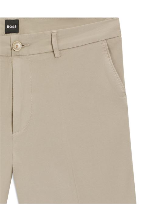 Pantalone chino uomo BOSS Kane sabbia BOSS | 50555235294