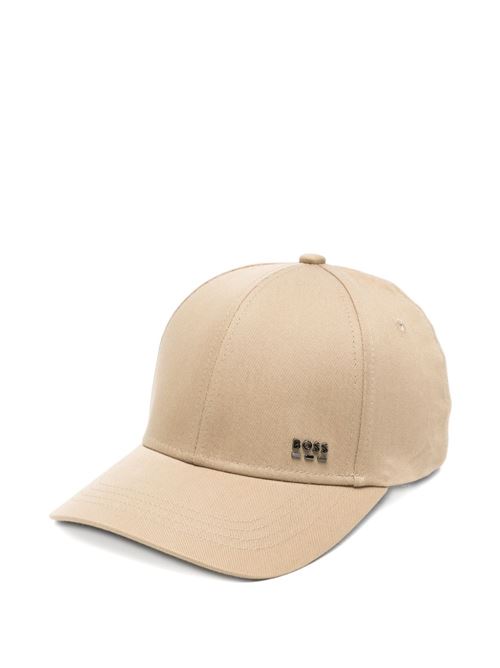 Cappello uomo con tesa beige BOSS | 50555479252