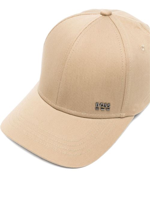 Cappello uomo con tesa beige BOSS | 50555479252