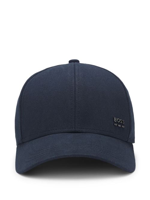 Cappello uomo con tesa blu BOSS | 50555479404