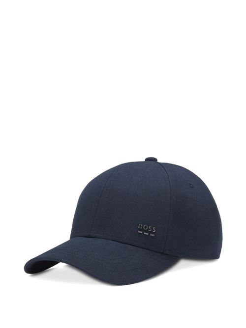 Cappello uomo con tesa blu BOSS | 50555479404