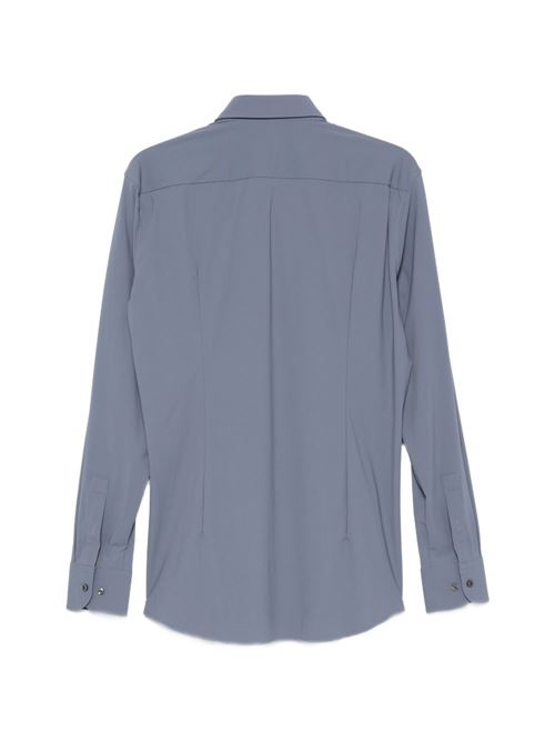 Camicia uomo BOSS Hank Performance blu slim fit BOSS | 50555747466