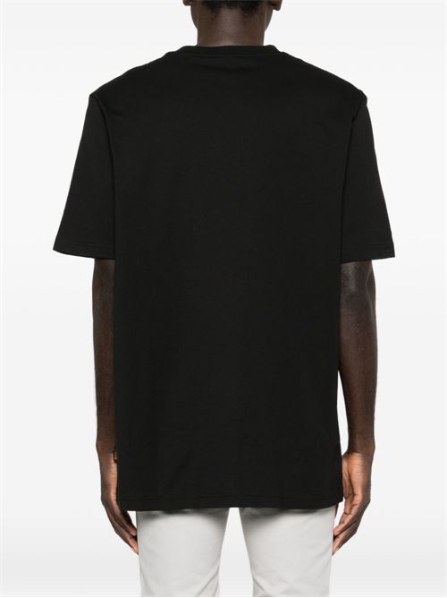 T-shirt uomo manica corta nera con stampa BOSS | 50556009001