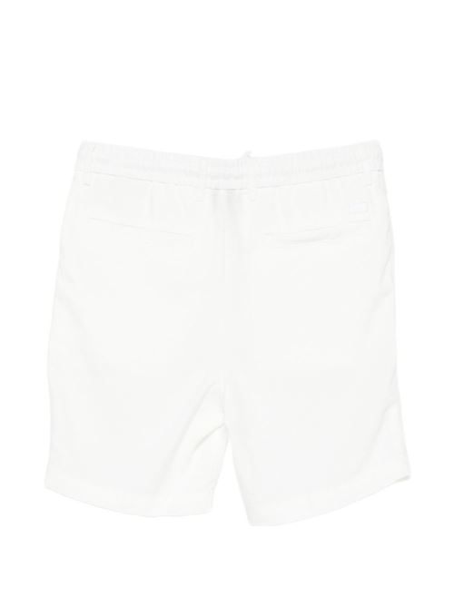 Bermuda uomo BOSS Kane in lino bianco con coulisse BOSS | 50557537100
