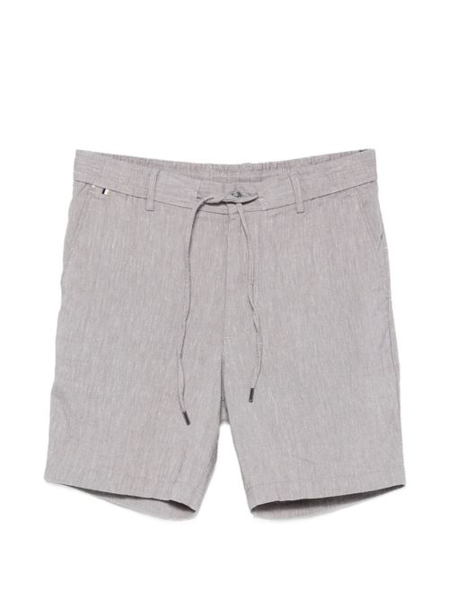 Bermuda uomo BOSS Kane in lino lilla con coulisse BOSS | 50557537510