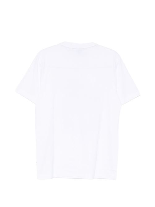 T-shirt uomo BOSS bianca con stampa fiori BOSS | 50559754100