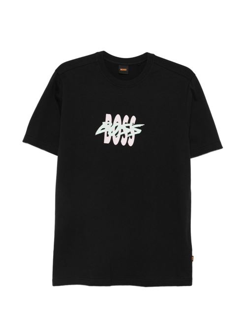 T-shirt uomo BOSS Surf nero BOSS | 50561850001
