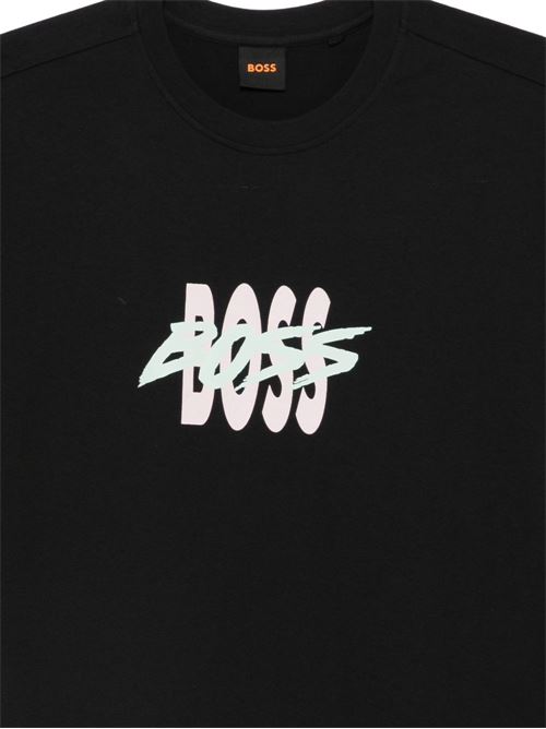T-shirt uomo BOSS Surf nero BOSS | 50561850001
