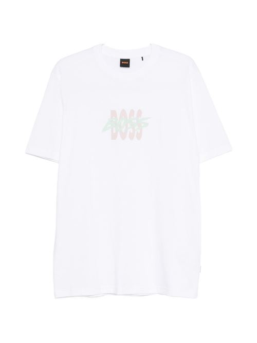 T-shirt uomo BOSS Surf bianco BOSS | 50561850100