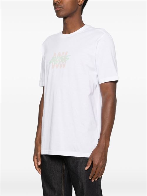 T-shirt uomo BOSS Surf bianco BOSS | 50561850100