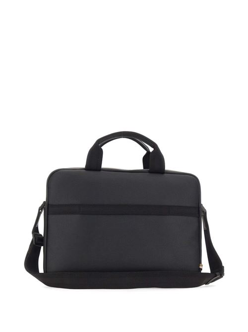 Borsa uomo BOSS porta documenti nera effetto martellato BOSS | 50562932001