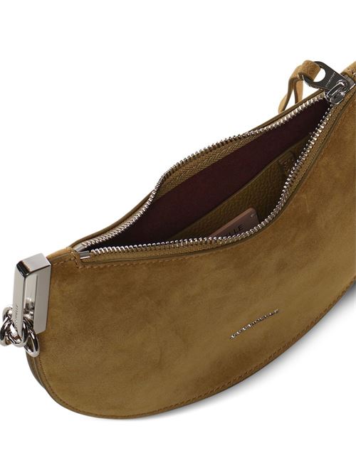 Borsa donna Coccinelle mezza luna piccola beige in suede COCCINELLE | E1QKG130301G43
