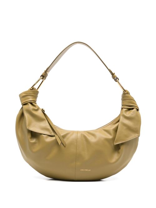Borsa donna Coccinelle handbag puffy verde senape COCCINELLE | E1U1A130201G43