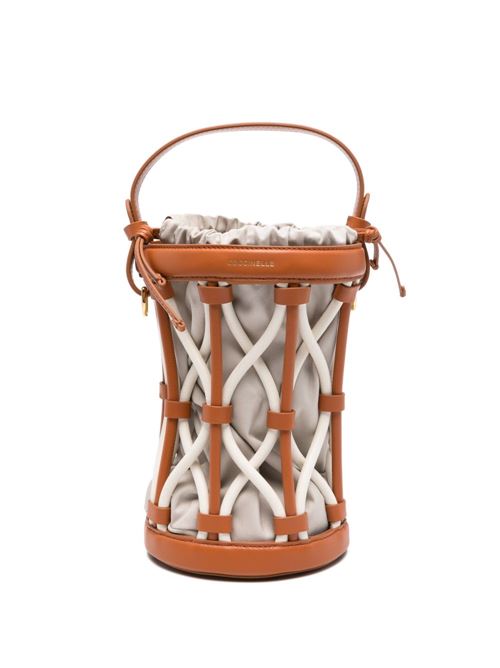 Borsa donna Coccinelle secchiello arancione in pelle COCCINELLE | E1U2Q230101840