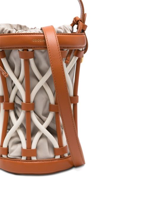 Borsa donna Coccinelle secchiello arancione in pelle COCCINELLE | E1U2Q230101840