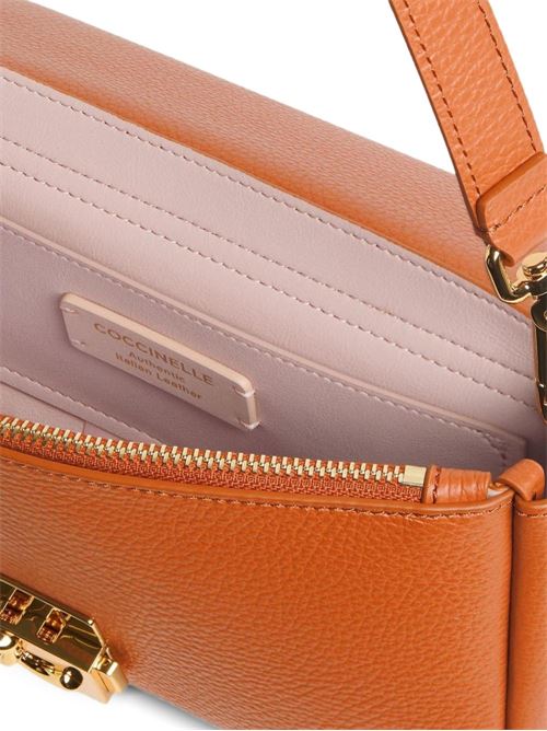 Borsa donna Coccinelle tracollina arancione in pelle COCCINELLE | E1U4K120201R41